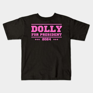 Dolly For President 2024 Kids T-Shirt